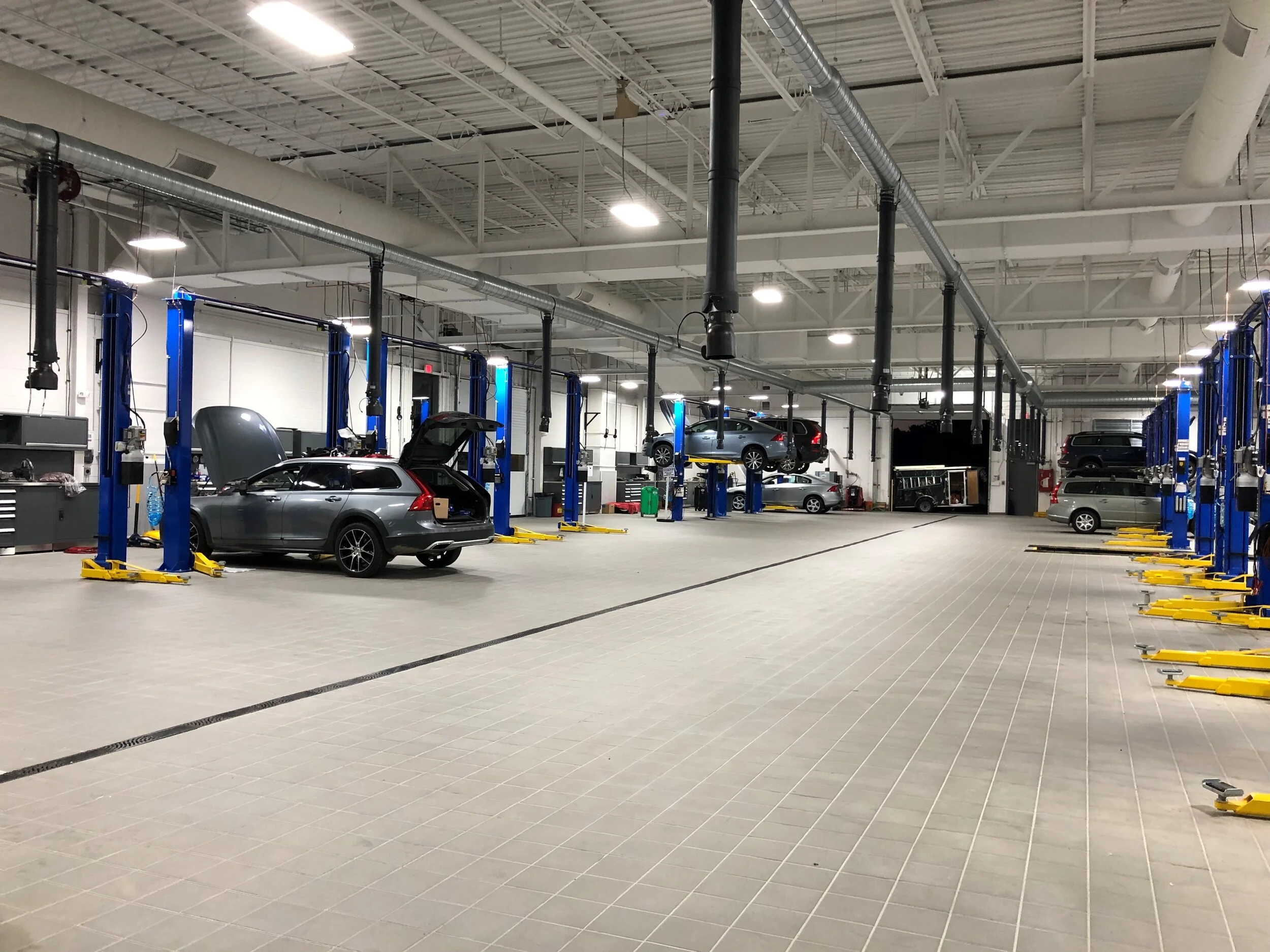 Auto dealership construction