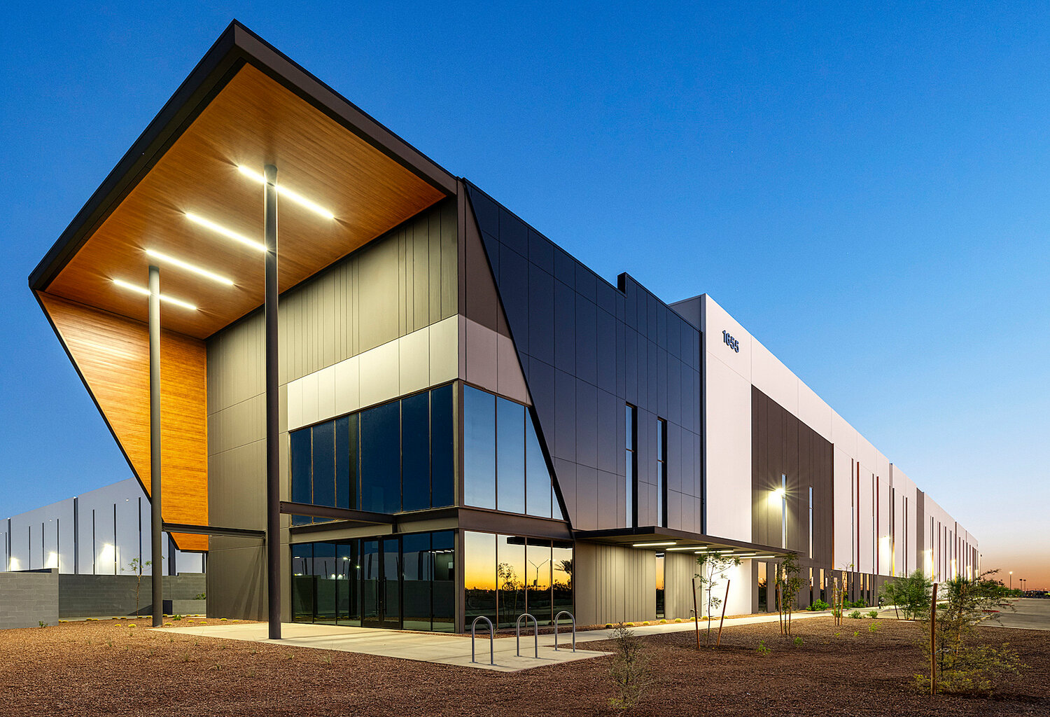 Industrial warehouse construction