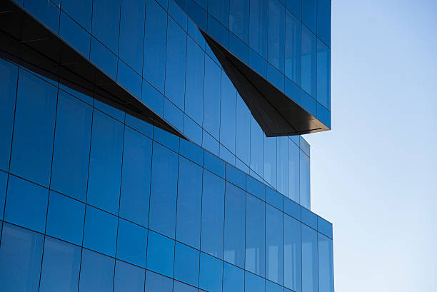 Modern office building with glass facade